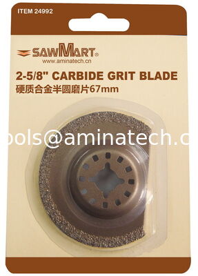 Китай 2-5/8 in. Карбидный Grit Oscillating Multi-Tool Half-Moon Blade поставщик