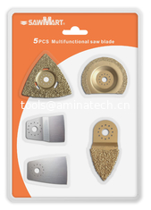 Китай 5 Piece Oscillating Tool Uni-Fit Tile Blades for Fein Multimaster, Bosch, Rigid поставщик