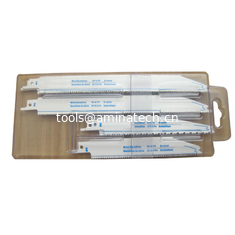 Китай Reciprocating saw blade  set  8pc Bi-Metal Demolition blade wood,wood with nails 10/14TPI 6/12TPI поставщик