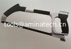 Китай Рамка для ручной пилы КвадратнаяОвальная Трубчатая Рамка для ножовки по металлу Алюминиевая ручка Двойная мягкая рукоятка Пильное полотно 300 мм поставщик