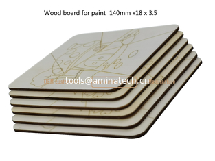 Китай Aminatech  Wood board for paint  140mm x18x3.5 The one-side drawing design Elm board поставщик