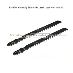 Китай T144D Carbon Jig Saw Blade Laser Logo Print in Bulk size:100mmx8x6T, Cutting Wood,Reciprocating Saw Blade поставщик