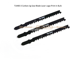 Китай T144D-3 Carbon Jig Saw Blade Laser Logo Print in Bulk,Size:100mmx8x6T,Cutting Woods,Reciprocating Saw Blade поставщик