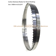 Китай Carbon Band Saw Blades for Wood Working Size: 3988mmx31x3/4T,Cutting Wlood поставщик
