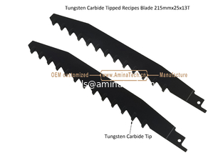 Китай Tungsten Carbide Tipped Recipes Blade 215mmx25x13T,Reciprocating,Power Tools поставщик