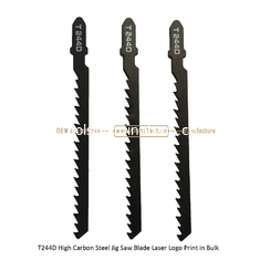 Китай T244D Carbon Jig Saw Blade Лазерный логотип печатается в больших размерах: 100 мм x 6.5 x 6 Т, резка древесины, резка резка, электроинструменты поставщик