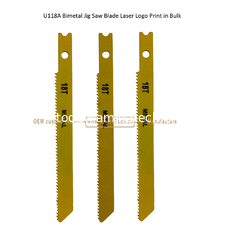 Китай U118A Биметалл Jig Saw Blade Лазерный логотип печатается оптом, Реципроцирующий лезвие, Электроинструменты поставщик