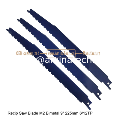 Пильное полотно для сабельной пилы M2 Bi-Metal 9" 225 мм 6/12 TPI, Сабельная пила, Электроинструменты поставщик