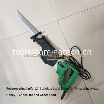 Reciprocating Knife 12" Stainless Steel Sharp for Processing Meat, Honey，Chocolate and Other Food,Power Tools поставщик