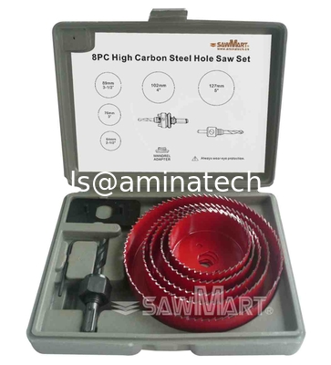8PC High Carbon Steel Hole Saw Set-Grinding teeth поставщик