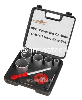 1-1/4 In. - 3-1/4 In. Carbide Grit Hole Saw Assorted Set 8 Pc поставщик