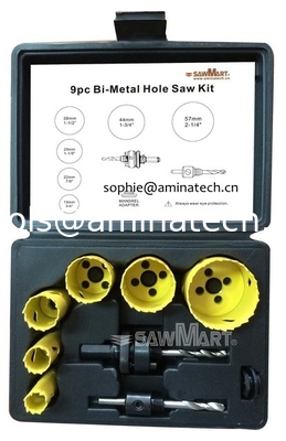 Набор корончатых сверл Bi-Metal SawMartr (9 предметов) поставщик