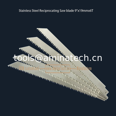 Stainless Steel Reciprocating Saw blade 9"x19mmx6T,Cutting Wood,Frozen Meat,Bones поставщик