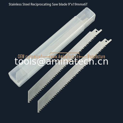 Stainless Steel Reciprocating Saw blade 9"x19mmx6T,Cutting Wood,Frozen Meat,Bones поставщик