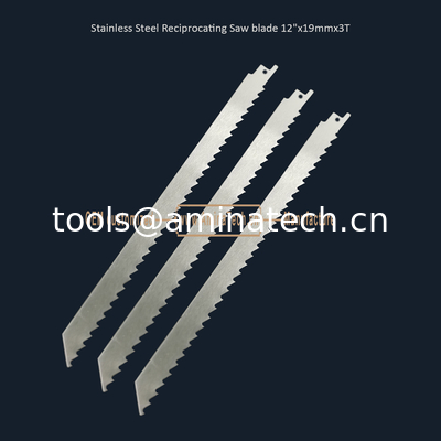 Stainless Steel Reciprocating Saw blade 12"x19mmx3T,Cutting Wood,Frozen Meat,Bones поставщик