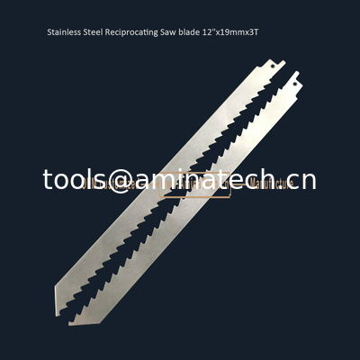 Stainless Steel Reciprocating Saw blade 12"x19mmx3T,Cutting Wood,Frozen Meat,Bones поставщик