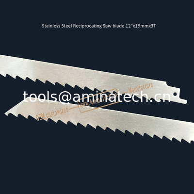 Stainless Steel Reciprocating Saw blade 12"x19mmx3T,Cutting Wood,Frozen Meat,Bones поставщик