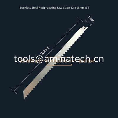 Stainless Steel Reciprocating Saw blade 12"x19mmx3T,Cutting Wood,Frozen Meat,Bones поставщик