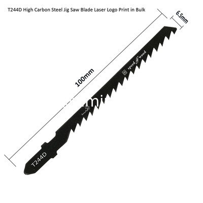 T244D Carbon Jig Saw Blade Лазерный логотип печатается в больших размерах: 100 мм x 6.5 x 6 Т, резка древесины, резка резка, электроинструменты поставщик