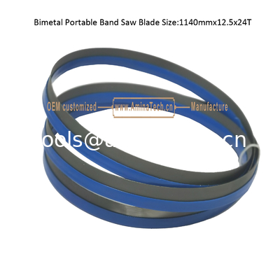 Bimetal Portable Band Saw Blade Size:1140mmx12.5x24T поставщик
