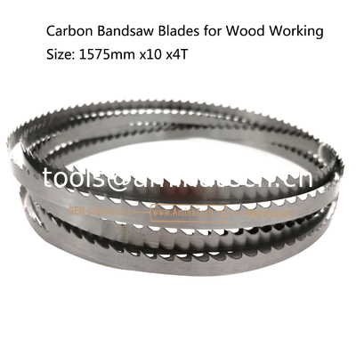 Carbon Band Saw Blades for Wood Working  Size: 1575mm x10 x4T поставщик