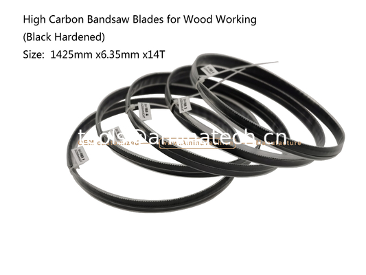 Aminatech High Carbon Bandsaw Blades for Wood Working (Black Hardened) Size:  1400/1425mm X6 X14T поставщик