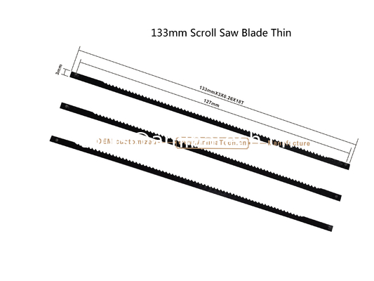 133mm Scroll Saw Blade Thin, Power Cut for Carton Moulder ,Parts of power machine to cut Wood plyer or Carton поставщик