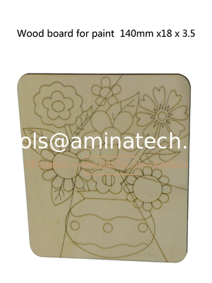 Aminatech  Wood board for paint  140mm x18x3.5 The one-side drawing design Elm board поставщик