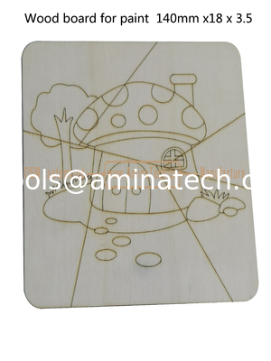 Aminatech  Wood board for paint  140mm x18x3.5 The one-side drawing design Elm board поставщик