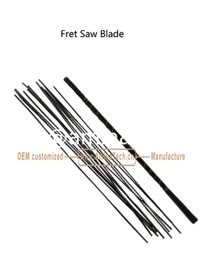 Fret Saw Blade 130mm (5") 1#, 3# 4#, 5#, 6#, 8#, 10#, 12# Очень крошечный и тонкий Fret Saw Blade для резьбы поставщик