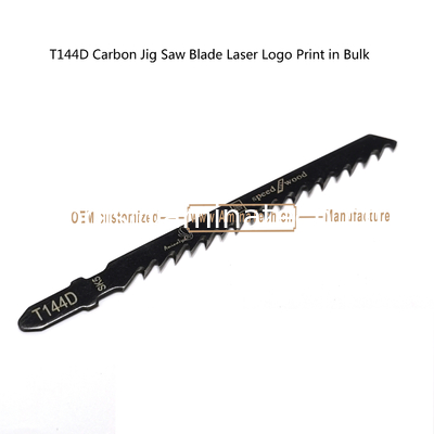 T144D Carbon Jig Saw Blade Laser Logo Print in Bulk size:100mmx8x6T, Cutting Wood,Reciprocating Saw Blade поставщик
