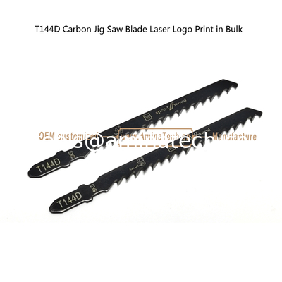T144D Carbon Jig Saw Blade Laser Logo Print in Bulk size:100mmx8x6T, Cutting Wood,Reciprocating Saw Blade поставщик