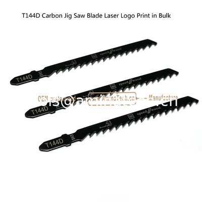 T144D Carbon Jig Saw Blade Laser Logo Print in Bulk size:100mmx8x6T, Cutting Wood,Reciprocating Saw Blade поставщик