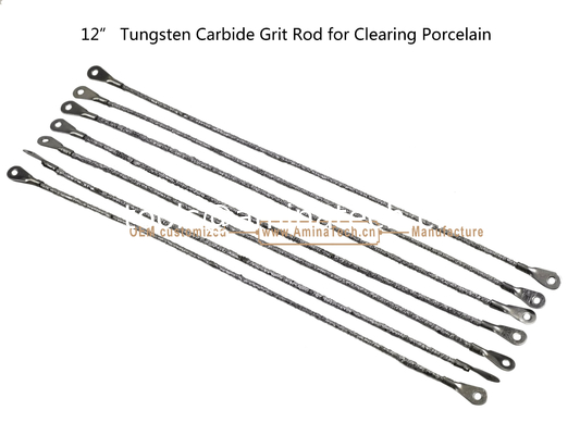 12"Tungsten Carbide Grit Rod for Clearing Porcelain,Cutting Tiles поставщик