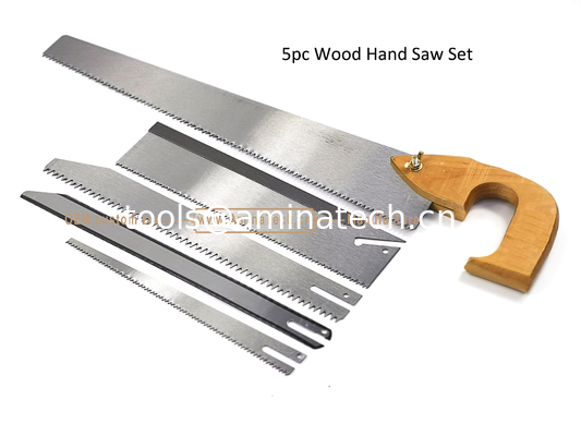 5pc Wood Hand Saw Set,Size:495mm,300mm,298mm,252mm,225mm,Cutting Wood,Pruning the Garden поставщик