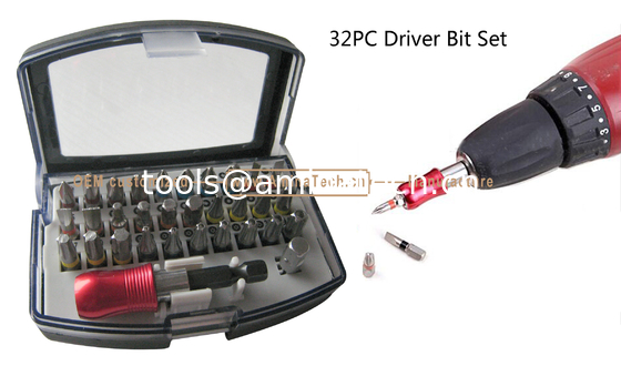 32PC Driver Bit Set,Screwing tool,Bit Set,Size:105X71X45mm,Package Box,Screwing Tool,More Discount поставщик