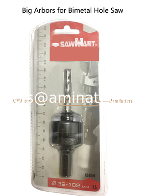Big Arbors for Bimetal Hole Saw,φ32-102mm,Big Arbors for Bimetal Hole Saw, Center Drill Bit,Drill bit Extensio поставщик