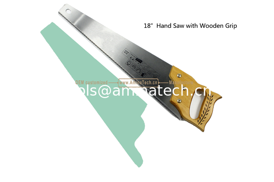 Aminatech 18”Hand Saw with Wooden Grip,Cutting Wood,Pruning the Garden поставщик