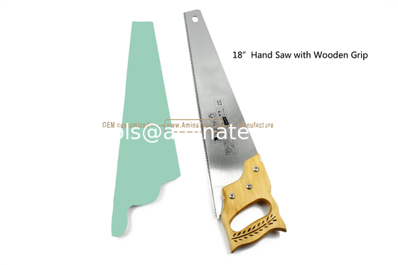Aminatech 18”Hand Saw with Wooden Grip,Cutting Wood,Pruning the Garden поставщик