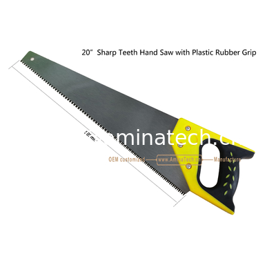 Aminatech 20"Sharp Teeth Hand Saw with Plastic Rubber Grip,Cutting Wood поставщик