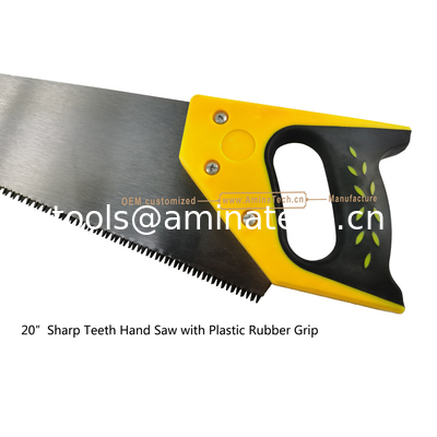 Aminatech 20"Sharp Teeth Hand Saw with Plastic Rubber Grip,Cutting Wood поставщик