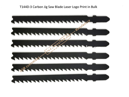T144D-3 Carbon Jig Saw Blade Laser Logo Print in Bulk,Size:100mmx8x6T,Cutting Woods,Reciprocating Saw Blade поставщик