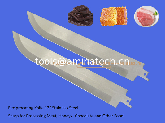 Reciprocating Knife 12" Stainless Steel Sharp for Processing Meat, Honey，Chocolate and Other Food,Power Tools поставщик