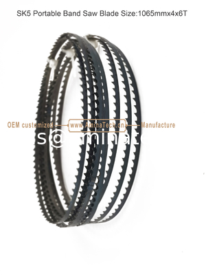 SK5 Portable Band Saw Blade Size:1065mmx4x6T,Cutting Wood поставщик
