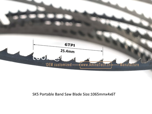 SK5 Portable Band Saw Blade Size:1065mmx4x6T,Cutting Wood поставщик