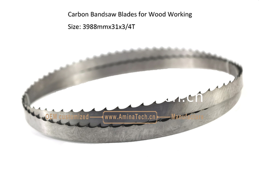 Carbon Band Saw Blades for Wood Working Size: 3988mmx31x3/4T,Cutting Wlood поставщик
