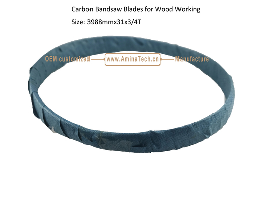 Carbon Band Saw Blades for Wood Working Size: 3988mmx31x3/4T,Cutting Wlood поставщик
