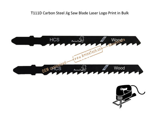 T111D Carbon Jig Saw Blade Лазерный логотип печатается в больших размерах: 100mmx8x6T поставщик