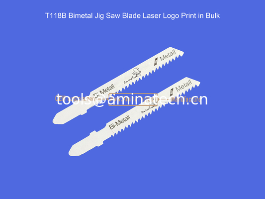 T118B Биметалл Jig Saw Blade Лейзерный логотип печатается оптом, Реципроцирующий лезвие пилы, Электроинструменты поставщик