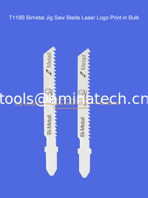 T118B Биметалл Jig Saw Blade Лейзерный логотип печатается оптом, Реципроцирующий лезвие пилы, Электроинструменты поставщик